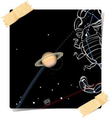 Skyview learn the constellation at home and it positions via this app